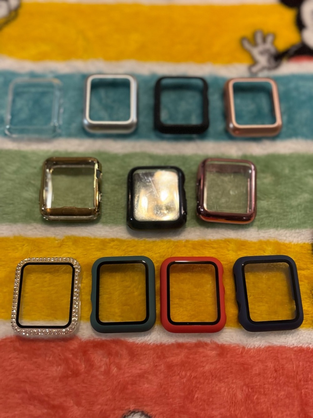 Protective Case Frames for Apple Watch Smartwatch42/44 mm - Multiple Colors
